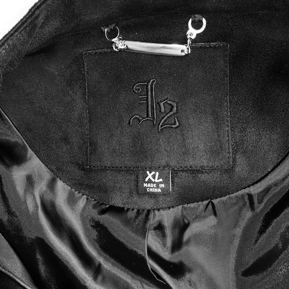 Juniors' Jou Jou Faux Suede Moto Jacket - Picture 4 of 4